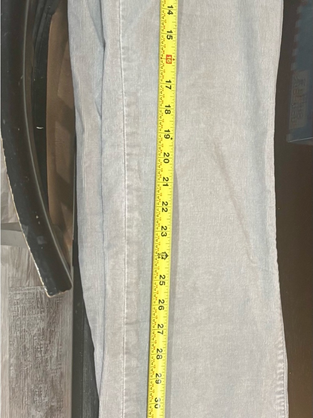 Christopher Blue Grey corduroy Straight-Leg Jeans - Picture 6 of 6